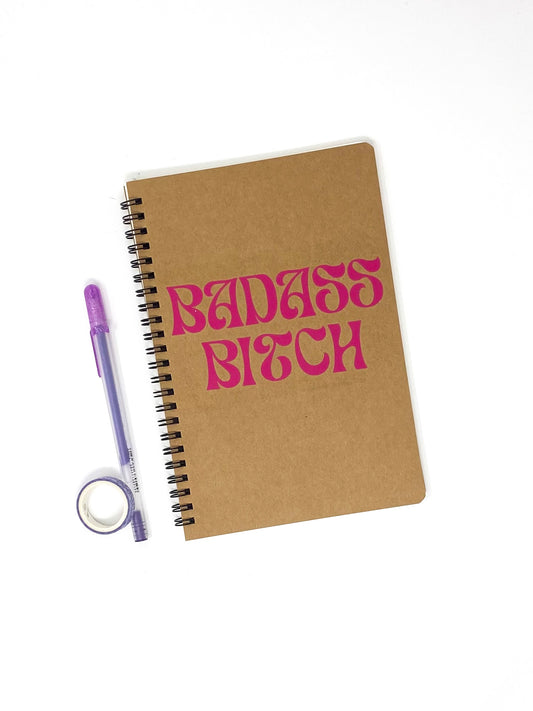 Badass Bitch Spiral Notebook
