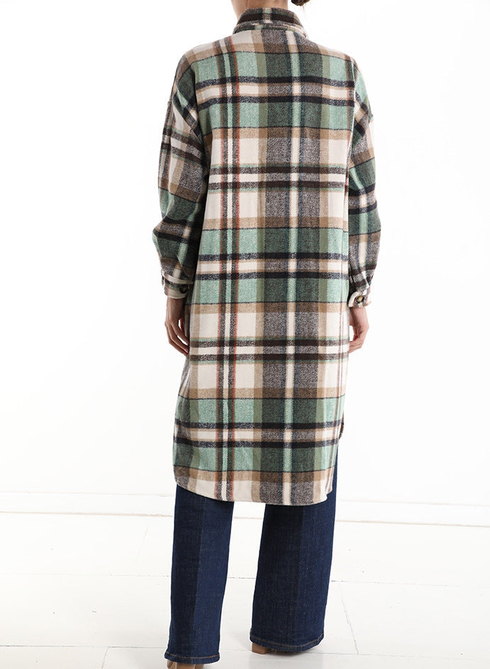 Flannel Shacket - Light Green