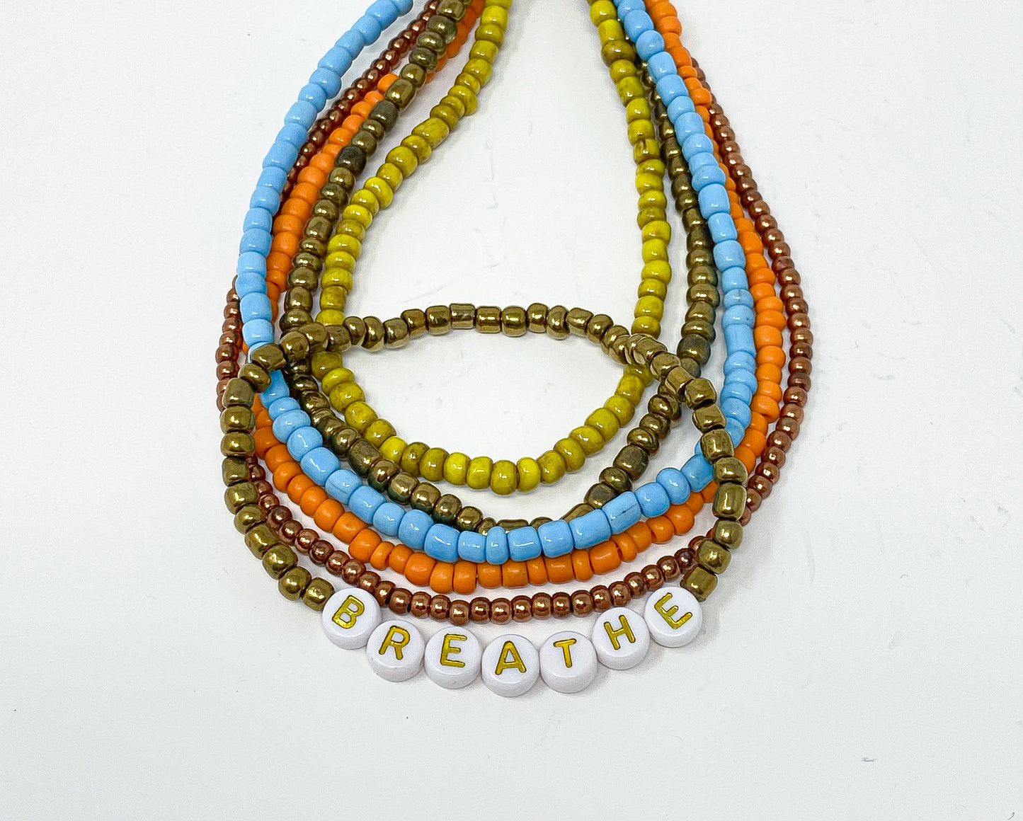 Affirmation Word Beaded Bracelet