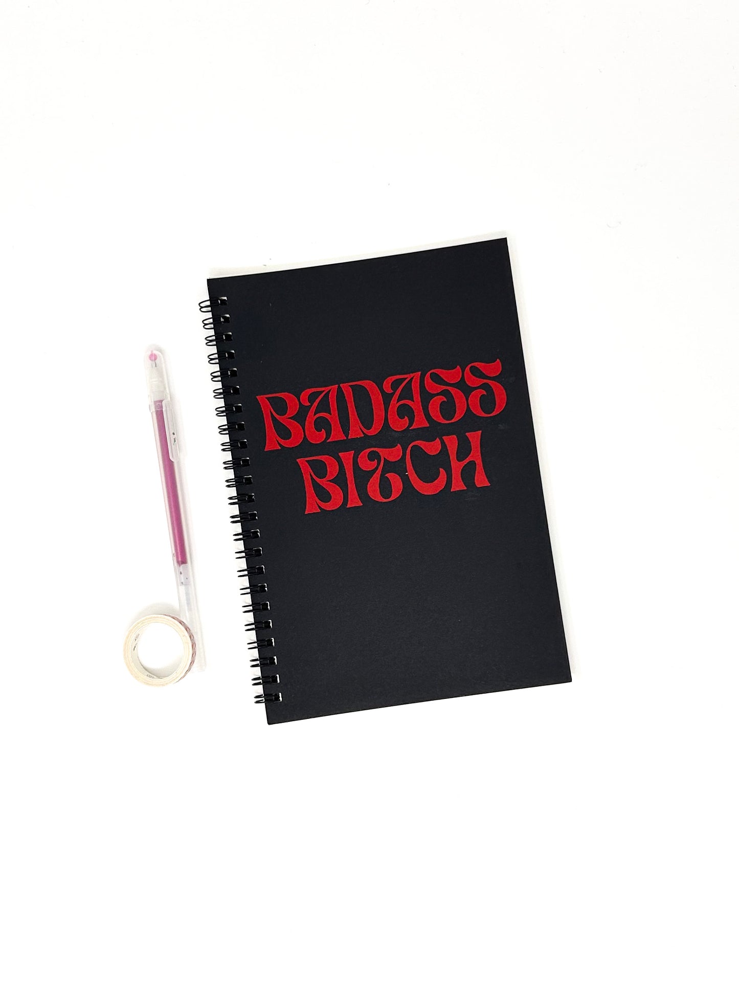 Badass Bitch Spiral Notebook