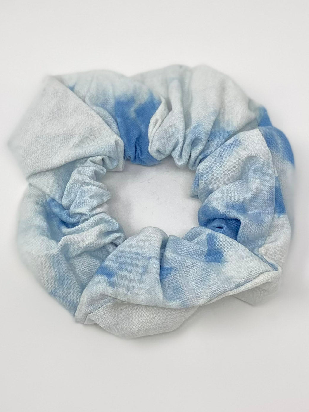 Blue Tie Dye Scrunchie