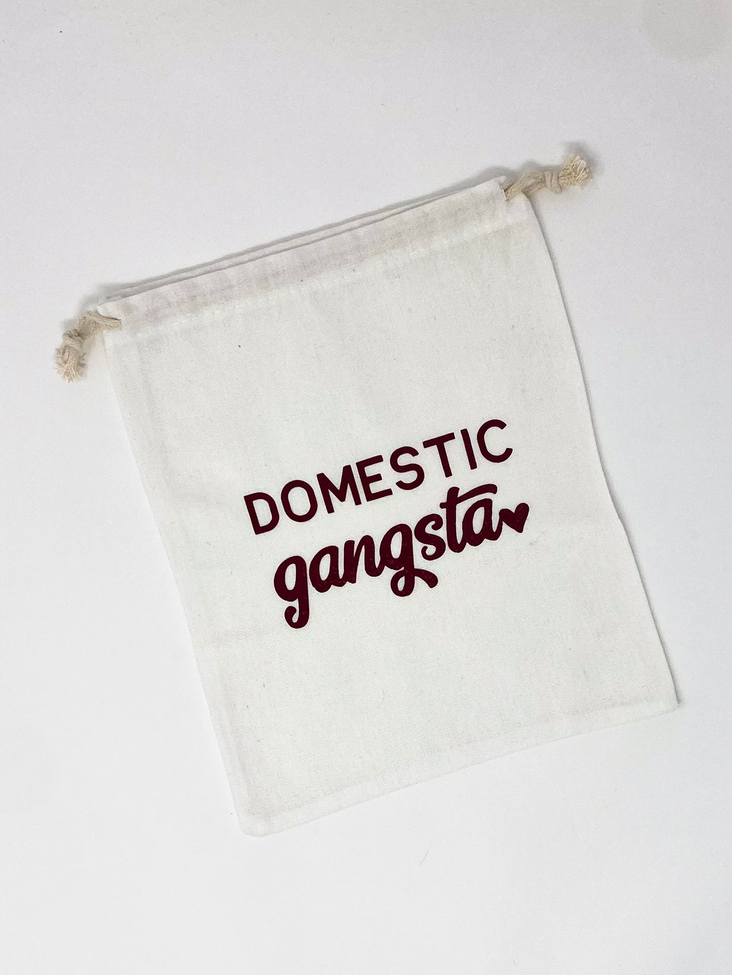 Domestic Gangsta Drawstring Pouch