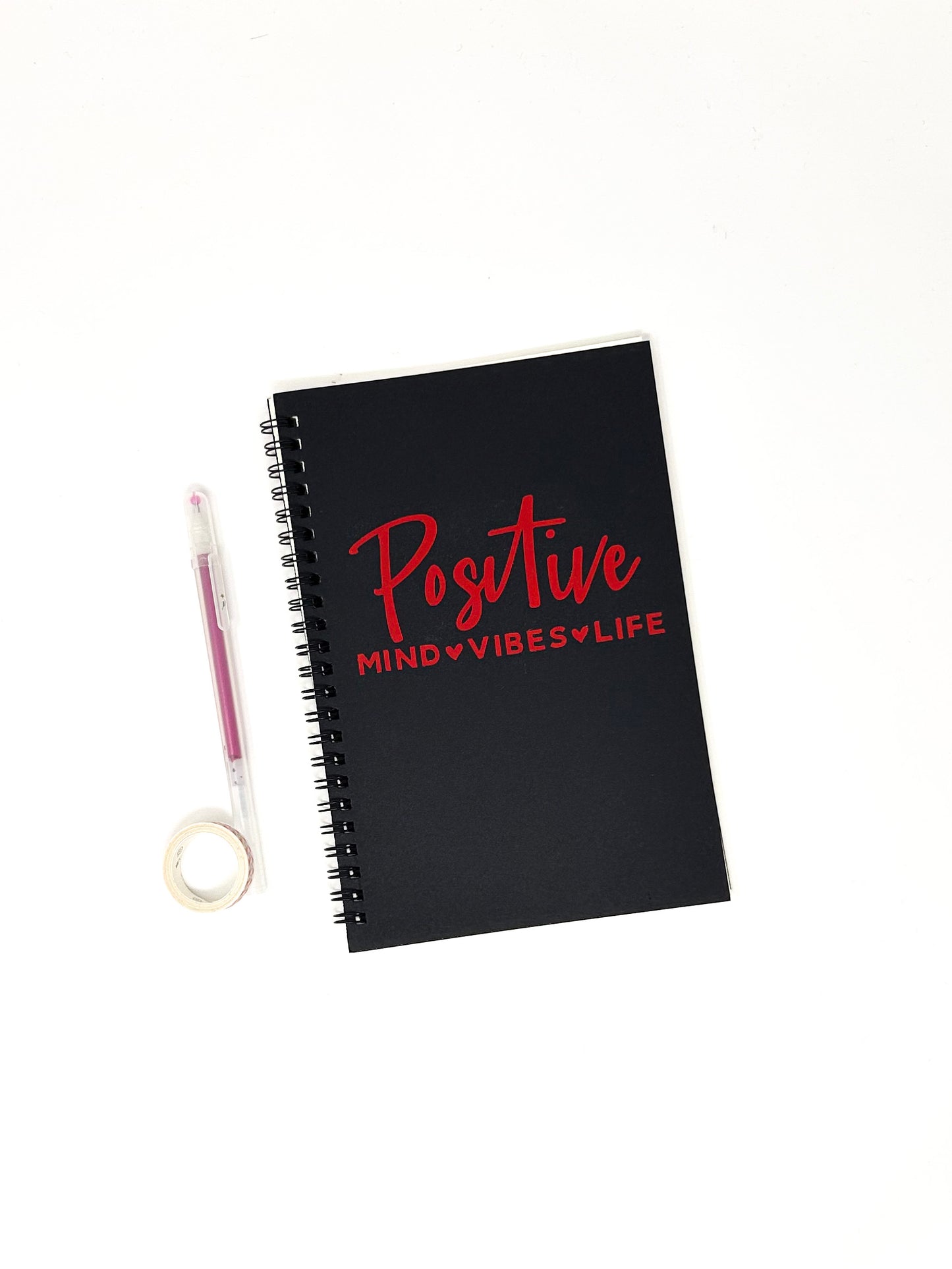 Positive Mind Vibes Life Spiral Notebook